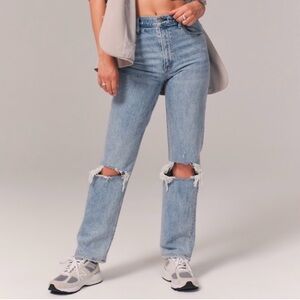 Abercrombie high rise 90s straight Women's Jeans